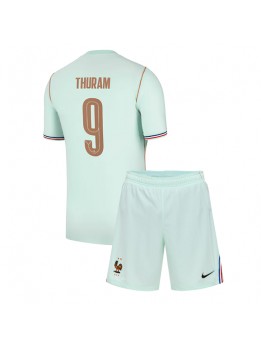 Otroški Nogometna dresi replika Francija Marcus Thuram #9 Gostujoči SP 2026 Kratek rokav (+ hlače)